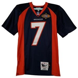 Authentic John Elway Denver Broncos Mitchell & Ness NFL Small Jersey SBXXXII NWT